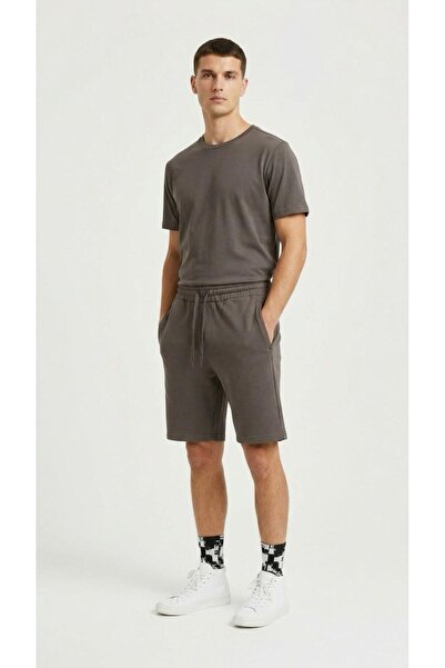 Plus Scorpion Men's Combed Cotton Shorts with Elastic Laces, Comfortable Fit,...