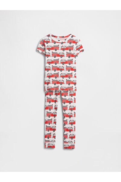 GAP Bebek Kırmızı %100 Organik Pamuk Pijama Takımı