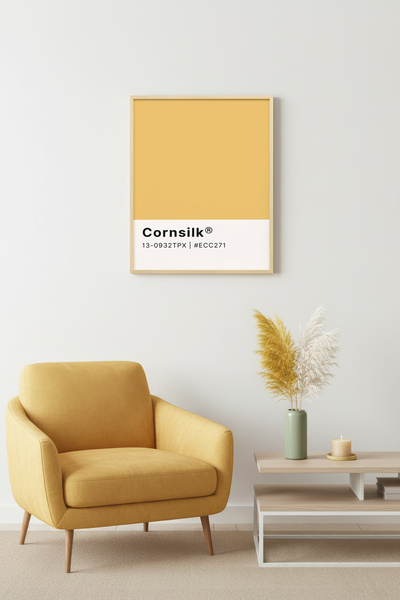 huhuli Tablou retro cu ramă din lemn natural - Design minimalist |   huhu2457