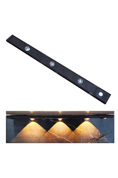 UpWay Sensörlü 40 cm 3’lü LED Lamba – 3 Renkli Ayarlanabilir Tezgah Merdiven ...