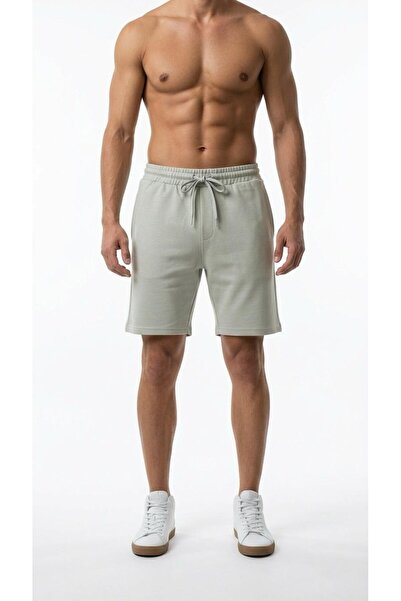 Plus Scorpion Men's Combed Cotton Shorts with Elastic Laces, Comfortable Fit,...
