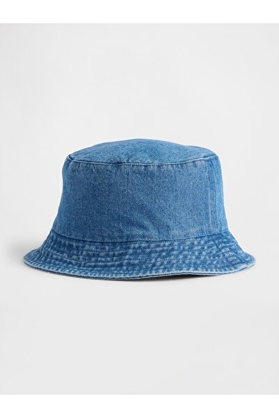 GAP Erkek Çocuk Mavi Denim Bucket Şapka