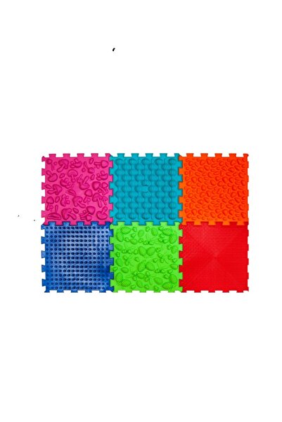 Ortek Covoraș de masaj "Ortek Mix Puzzle-uri" 6 elemente MOALE