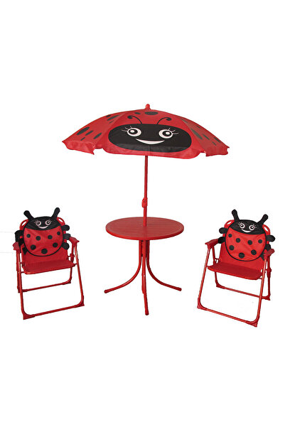 KOÇTAŞ 2 Kişilik Şemsiyeli Çocuk Set Kırmızı