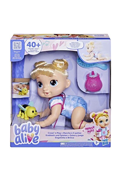 Baby Alive Sesli Emekleyen Bebeğim Harper Sarışın F9709