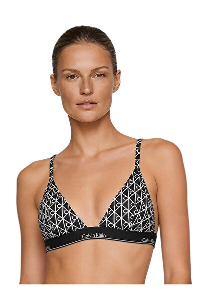Calvin Klein Kadın Siyah Üçgen Bikini Üstü LV00Q61208