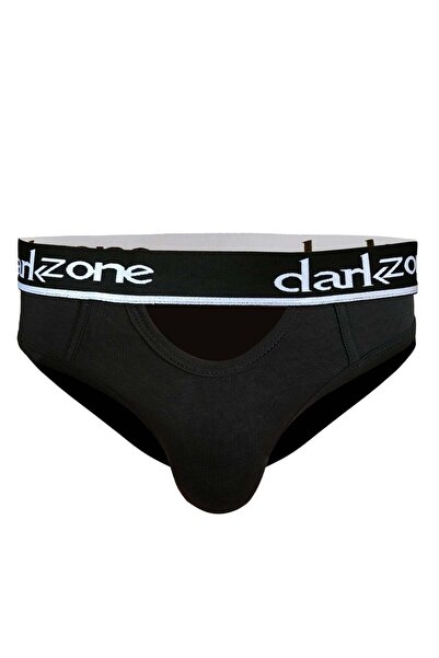 darkzone Erkek Siyah Önü Açık Slip Külot
