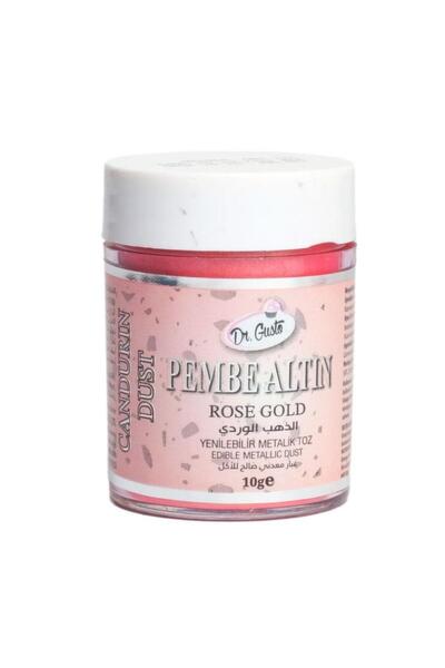 Dr. Gusto Metalik Toz Boya Rose Gold 10 GR – Yenilebilir Pasta Dekor Tozu