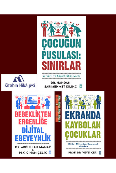 Timaş Yayınları Çocuğun Pusulası Sınırlar, Ekranda Kaybolan Çocuklar, Bebekli...