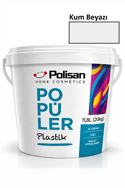 Polisan Popüler Plastik 20 Kg İç Cephe Boyası – Ekonomik & Kolay Uygulama - A...