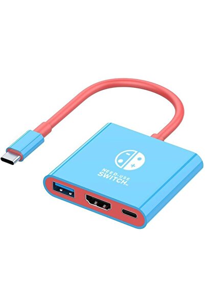Konsol İstasyonu Nntendo Switch 2 / OLED Uyumlu Tv Bağlama Aparatı 3 in 1