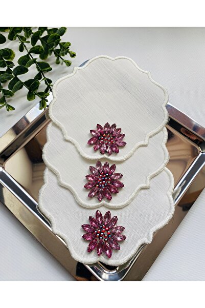ELÇİÇEK HOME Sunum Peçete ,Kokteyl Peçete ,Kahve Yanı Sunum Peçete 3 Adet