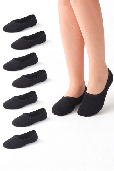 Bilal Çınar Tekstil Bamboo Ballerina Socks Seamless Silicone Breathable Unise...