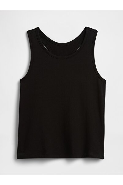 GAP Kız Çocuk Siyah Kids Logo Yarış Sırtı Tank Üstü