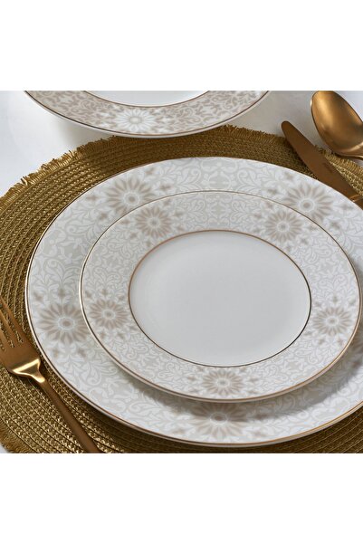 Güral Porselen 85 Parça Yuvarlak Bone Yemek Takımı - 6132