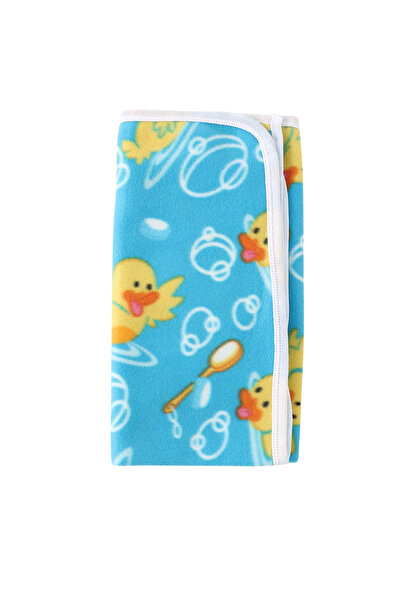 MiniKids Κουβέρτα φλις με παιχνιδιάρικα παπάκια, μπλε