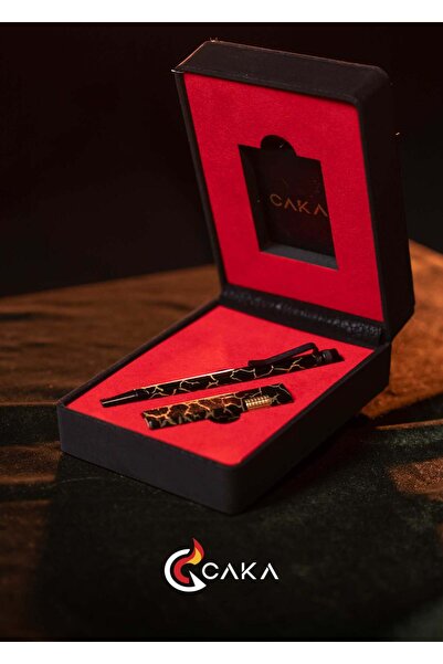 caka lighter CAKA Rift - Kalem & Çakmak Seti