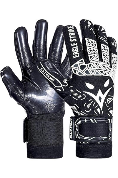 eagle strike Soccer Goalie Gloves - Sizes 6 to 10, 4mm German Contact Grip St...