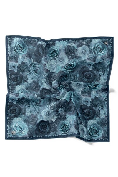 Levidor Rose Garden Pattern Sparkling Crystal Scarf