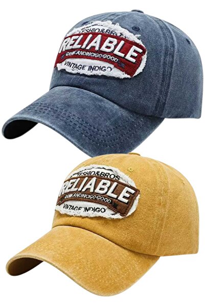Mood Agenda Unisex Vintage RELIABLE Κεντημένο Ρυθμιζόμενο Καπέλο Μπέιζμπολ Σε...