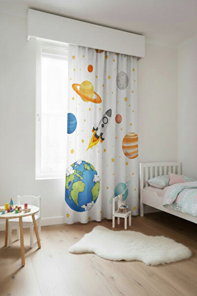 ALYOUTLET Zavjesa sa štampanom pozadinom za dečiju sobu 140 x 260 A+ kvaliteta