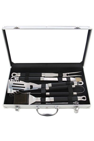 Grunman Αξεσουάρ ψησταριάς υψηλής ποιότητας, ατσάλι, πλαστική λαβή, 42 εκ., σ...