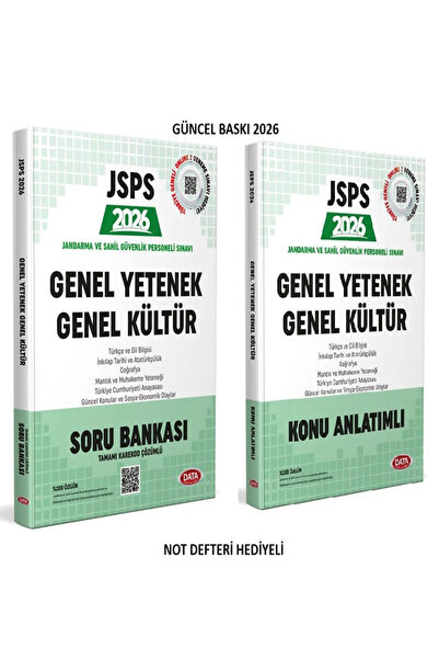 Data Yayınları 2026 JSPS Genel Yetenek ve Genel Kültür Konu Anlatımlı+Soru Se...