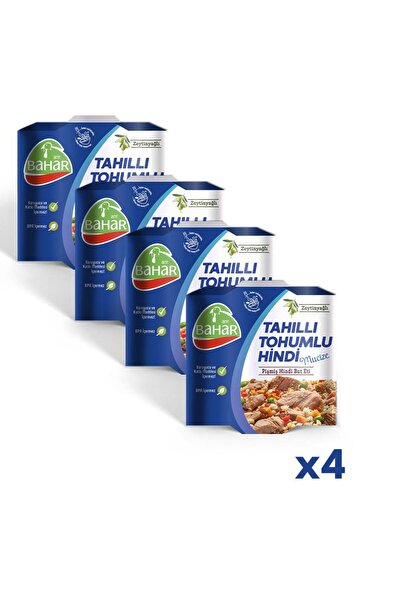 Bahar Hindi Pişmiş Hindi MucizeTahıllı Tohumlu Zeytinyağlı (But) 4 Adet