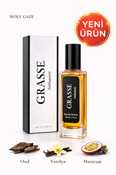 grasse parfumery WOLF GAZE EDP 30 ML – Oud & Maracuja Niş Unisex Parfümü – Ka...