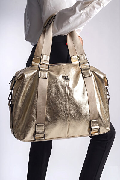 Shoesers Γυναικεία Με σχέδιο Δερμάτινο Casual μπλούζα και Τσάντα ώμου