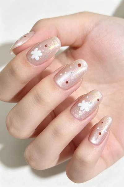 Easy Beauty SMALL Beden Kedi Gözü KısaTırnak 10 Adet Takma Tırnak Seti T176