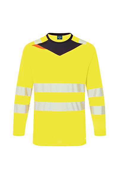 PORTWEST Tricou de lucru, reflectorizant, galben/negru
