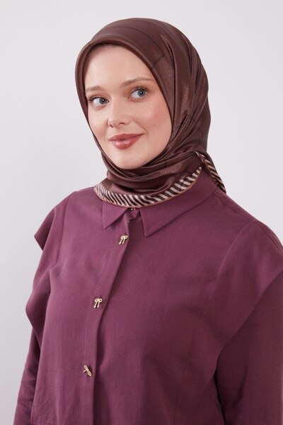 Levidor Κρυστάλλινο κασκόλ με ριγέ σχέδιο