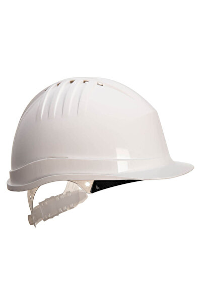 PORTWEST Casca de protectie, reglabil, pentru ploaie, alb