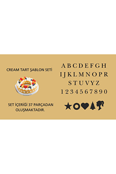 YYK YIKANABİLİR YAĞLI KAĞIT HEP PİŞİR Cream Tart Şablonu 29 cm