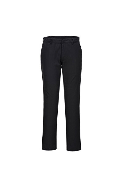 PORTWEST Pantaloni de lucru, stretch, cu buzunare, negru