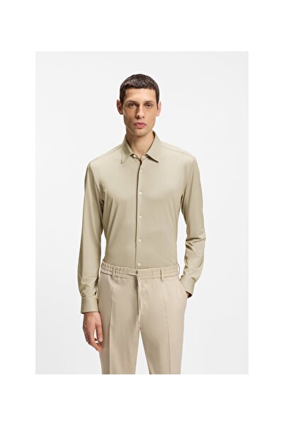 BOSS Streç Kumaştan Slim Fit Gömlek