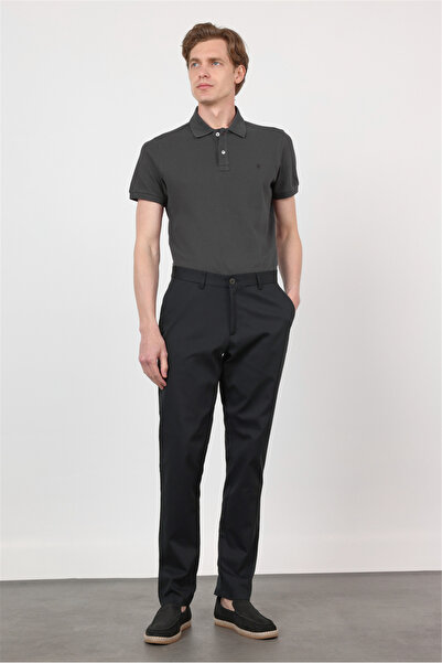 İmza Black Side Pocket Comfort Fit Cotton Chino Trousers 1003260172