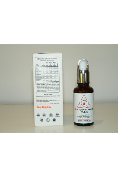 On Optimus Max - Lepidyum, Guarana İçeren tekviye edici gıda