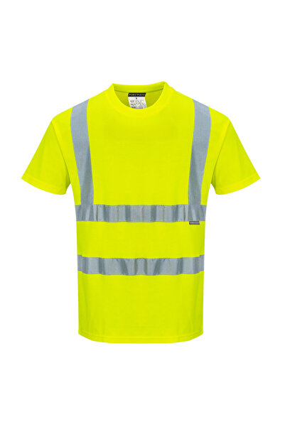 PORTWEST Tricou de lucru, reflectorizant, galben