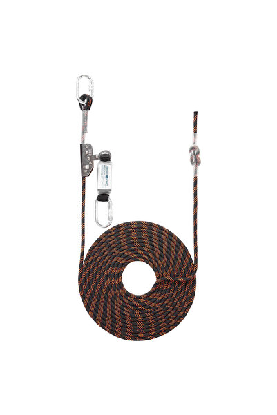 PORTWEST 10m Rope Guided Fall Arrest, lucru la inaltime, portocaliu/negru