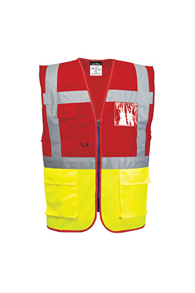 PORTWEST Vesta reflectorizanta, galben/rosu