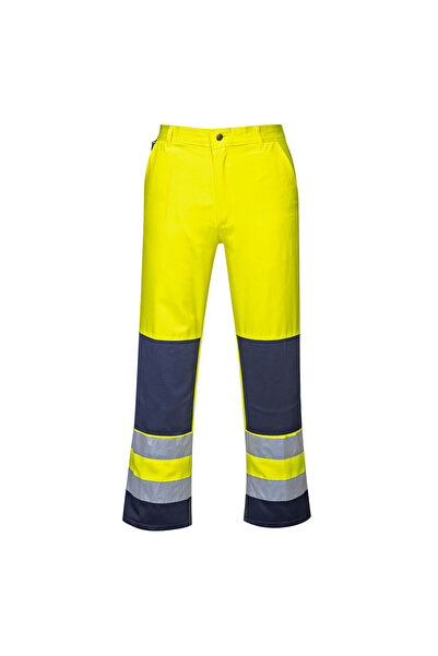 PORTWEST Pantaloni de lucru, reflectorizanti, rezistenti la lichide, cu buzun...