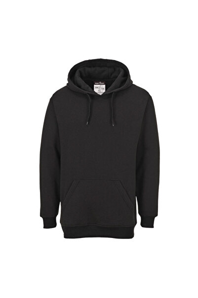 PORTWEST Hanorac de lucru, cu buzunare, negru