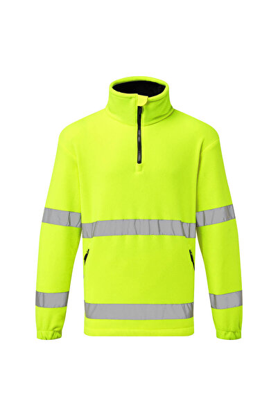PORTWEST Bluza fleece de lucru, reflectorizanta, galben
