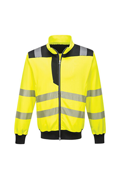 PORTWEST Hanorac de lucru, reflectorizant, galben/negru