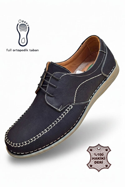 PAPATAY 7449 Men's Genuine Leather Full Orthopedic Daily Men's Casual Shoes -...