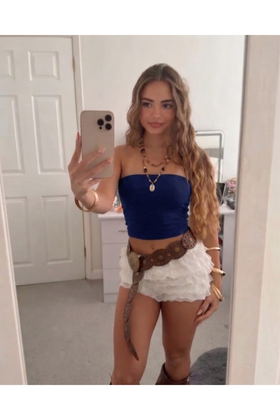 Toum Νυχτερινό Στράπλες Κροπ