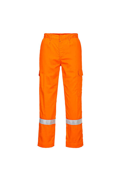 PORTWEST Pantaloni de lucru, ignifugi, reglabil, portocaliu