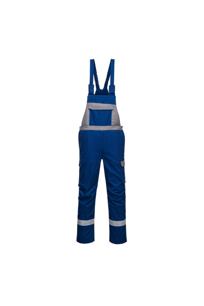 PORTWEST Pantaloni de lucru, ignifugi, albastru